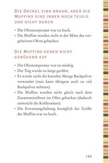 Blick ind Buch - Probleme mit den Muffins